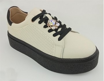 GOODIN FT117 BEŻOWY SKÓRA