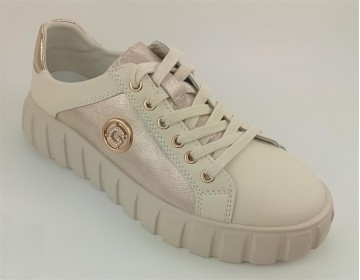 GOODIN XF71 BEŻOWY SKÓRA