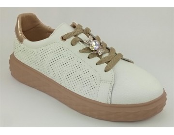 SERGIO LEONE SP110 BIAŁE SKÓRA