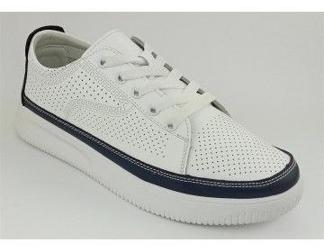 SERGIO LEONE SP020 BIAŁY SKÓRA